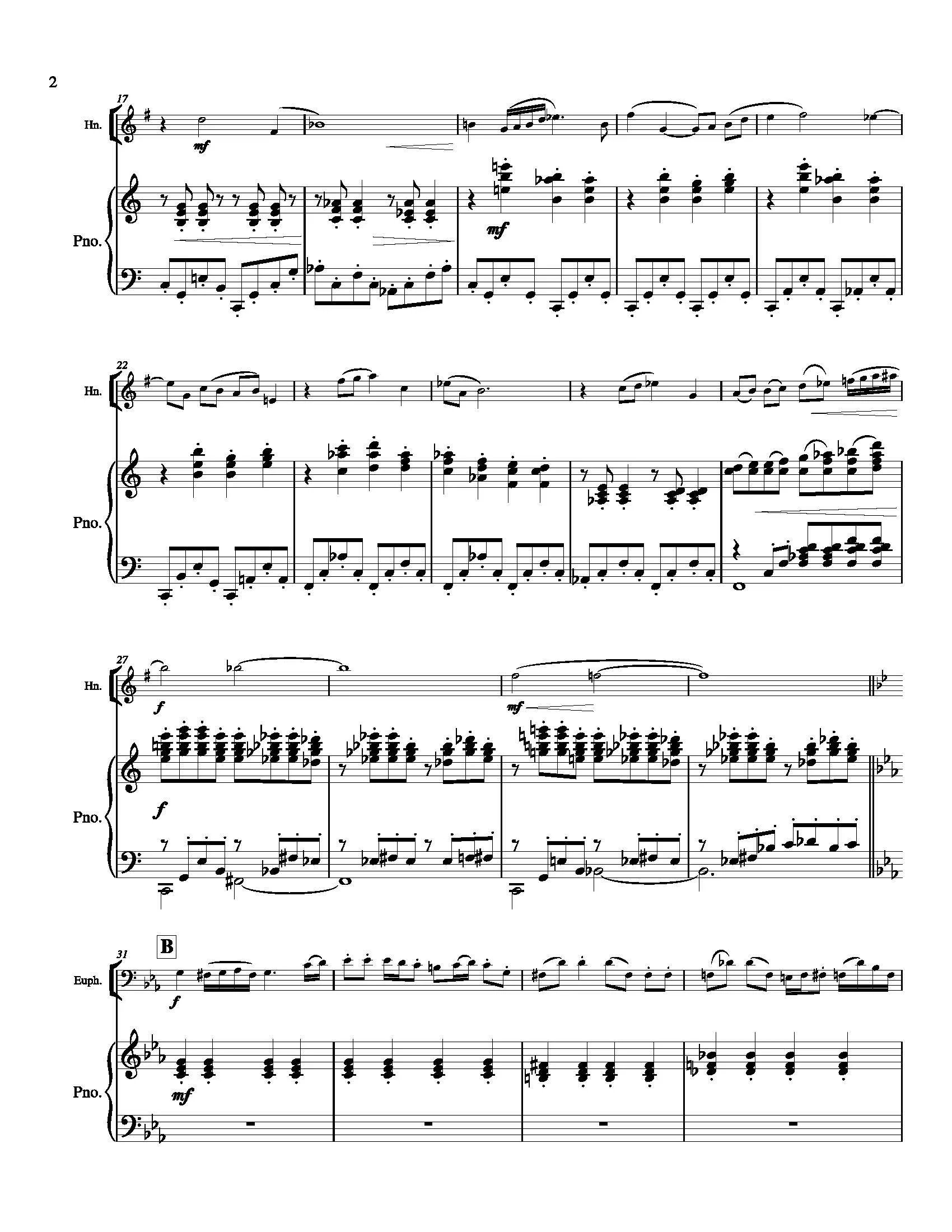 DiLorenzo, Anthony - Gemini for Euph., Horn, and Piano - Image 3