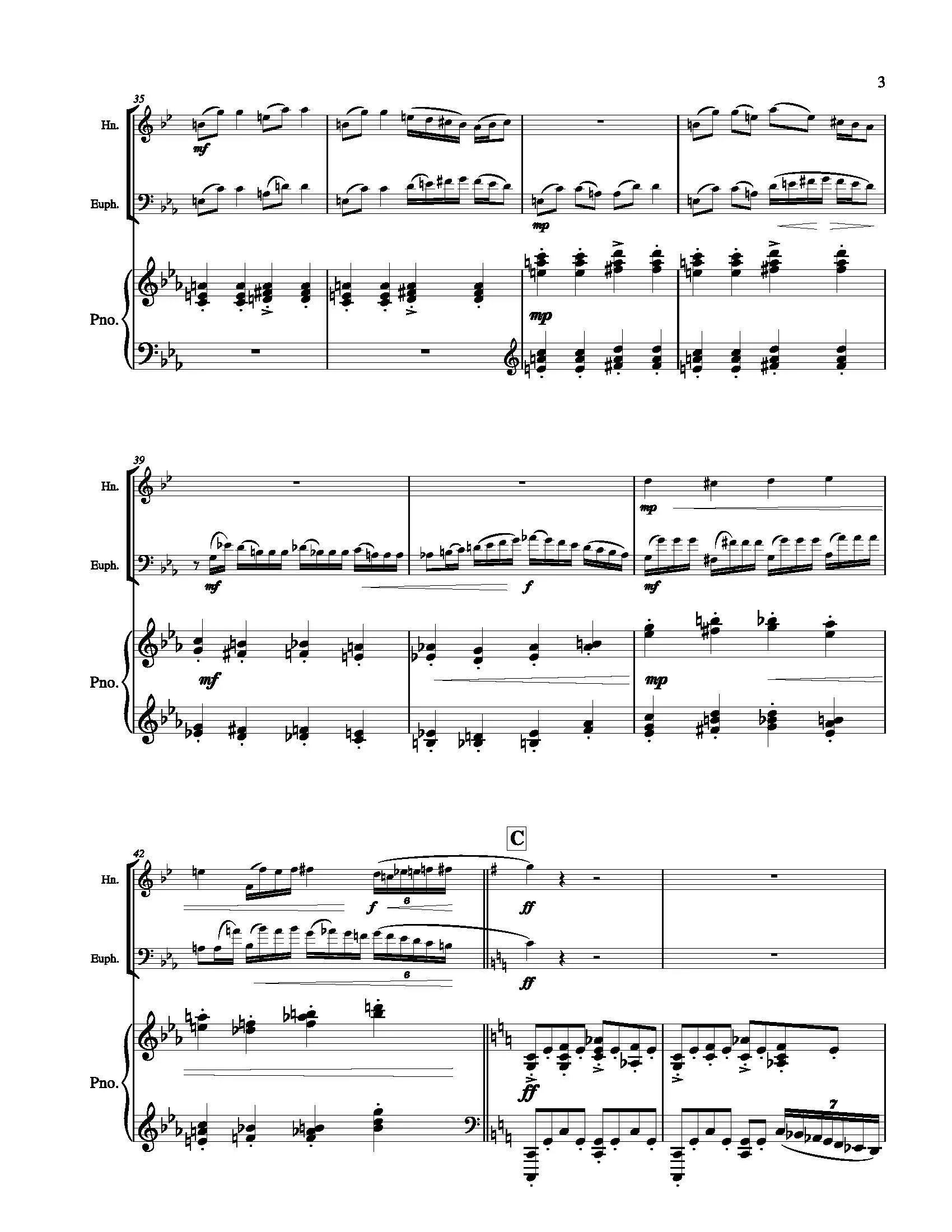 DiLorenzo, Anthony - Gemini for Euph., Horn, and Piano - Image 4