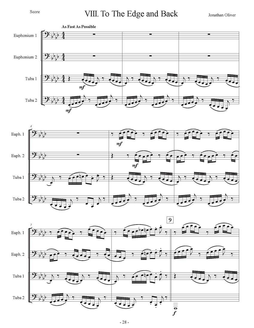Oliver, Jonathan - Getting Started with Tuba Euphonium Quartets - Image 6